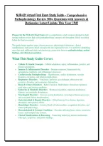 NUR-631 Actual Final Exam Study Guide &ndash; Comprehensive &NewLine;Pathophysiology Review 500&plus; Questions with Answers & &NewLine;Rationales Latest Update This Year &vert; Pdf 