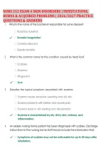 NURS 312 Complete Exam Prep Bundle 2026&sol;2027 &vert; Midterm Psychiatric Nursing Theories&comma; Exam 1 Pathophysiology&comma; Final Exam&comma; Exam 2 Neurological Disorders & Exam 4 Skin Disorders &vert; Practice Questions & Answers &vert; Latest Update &vert; Graded A&plus;