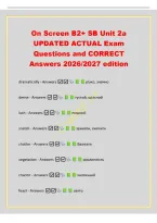 On Screen B2&plus; SB Unit 2a&NewLine;UPDATED ACTUAL Exam&NewLine;Questions and CORRECT&NewLine;Answers 2026&sol;2027 edition&NewLine;dramatically - Answers  &rcy;&iukcy;&zcy;&kcy;&ocy;&comma; &zcy;&ncy;&acy;&chcy;&ncy;&ocy;&NewLine;dense - Answers  &gcy;&ucy;&scy;&tcy;&icy;&jcy;&comma; &shchcy;&iukcy;&lcy;&softcy;&ncy;&icy;&jcy;&NewLine;lush - Answers  &pcy;&icy;&shcy;&ncy;&icy;&jcy;