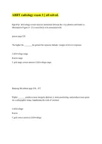 ARRT Radiology Exam 3 &ndash; Study Guide and Practice Questions