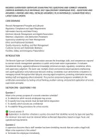 Records Supervisor Certificate Exam Practice Questions And Correct Answers&NewLine;&lpar;Verified Answers&rpar; Plus Rationale 2027 Q&A&vert; Instant Download Pdf&rsqb; &ndash; Questions And&NewLine;Answers &vert; Verified And Well Detailed Answers &vert; Plus Rationales &vert; Guaranteed Pass &vert;&NewLine;Latest Exam 
