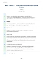 NURS 618 Test 1 &ndash; UPDATED Questions with 100&percnt; Verified&NewLine;Answers