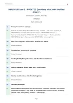 NURS 618 Exam 1 &ndash; UPDATED Questions with 100&percnt; Verified&NewLine;Answers