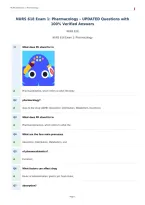 NURS 618 Exam 1&colon; Pharmacology &ndash; UPDATED Questions with&NewLine;100&percnt; Verified Answers