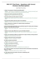 NSG 527 Final Exam - Questions with Correct&NewLine;Answers &lpar;Verified Update&rpar;