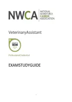 NWCA Veterinary Assistant Professional Credential Exam Study Guide 20262027 update