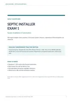 New Hampshire Septic Installer Exam 1 &ndash; 100 Practice Questions & Detailed Answers &vert; System Installation & Construction &vert; NHDES Exam Prep 2026&sol;2027