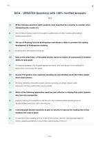 RICA &ndash; UPDATED Questions with 100&percnt; Verified Answers&NewLine;