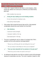 NCLEX-RN Comprehensive Practice Test 2026 &vert; Final Review Questions and Answers