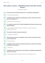 RICA subtest 1 practice &ndash; UPDATED Questions with 100&percnt; Verified&NewLine;Answers