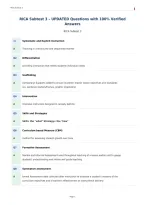 RICA Subtest 3 &ndash; UPDATED Questions with 100&percnt; Verified&NewLine;Answers