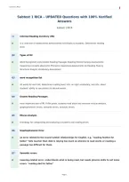 Subtest 1 RICA &ndash; UPDATED Questions with 100&percnt; Verified&NewLine;Answers&NewLine;