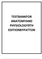  Anatomy and Physiology&comma; 10th Edition by Patton &vert;all Chapters Include with all Questions & Answers &vert; Instant PDF Test Bank &NewLine;