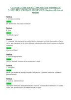 Chapter 1 Core Foundation Related To Forensic Accounting And Fraud