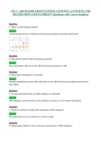 Ch&period; 5 - Abo Blood Group System Genetics&comma; Antigens&comma; And Transfusion Com Patibility