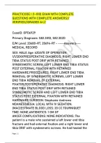 Practicode I &lpar;1-100&rpar; Exam With Complete &NewLine;Questions With Complete Answers&sol;&sol; &NewLine;Verified&sol;&sol;Graded A&plus;&sol;&sol;