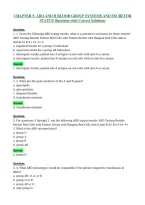 Chapter 5 Abo And H Blood Group Systems And Secretor Status E40B68B1 Questions With