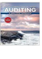 TEST BANK FOR Auditing A Practical Approach&comma; 4th Canadian Edition Moroney&comma; Campbell&comma; Warren&period; All Chapters 1-14 ISBN&colon;9781119752707 COMPLETE GUIDE All CHAPTERS COVERED 100&percnt; VERIFIED A&plus; GRADE ASSURED&excl;&excl;&excl;&excl;&excl; 