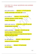 Uvic Psyc 339 - Exam 1 Questions And Answers &NewLine;100&percnt; Verified