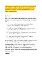 Dbia Exam And Practice Exam Newest 2026 Test Bank&vert; Design-Build &NewLine;Institute Of America &lpar;Dbia&rpar; Certification Exam Prep With Complete &NewLine;150 Real Exam Questions And Correct Verified Answers&sol; Already &NewLine;Graded A&plus; &lpar;Most Recent&excl;&excl;&rpar; 