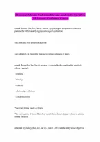 Understanding Abnormal Behavior David Sue Complete Questions and Verified Answers