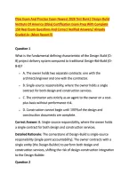 Dbia Exam And Practice Exam Newest 2026 Test Bank&vert; Design-Build &NewLine;Institute Of America &lpar;Dbia&rpar; Certification Exam Prep With Complete &NewLine;150 Real Exam Questions And Correct Verified Answers&sol; Already &NewLine;Graded A&plus; &lpar;Most Recent&excl;&excl;&rpar; 