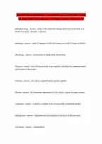 For Applied Pathophysiology A Conceptual Approach By Judi Nath Carie Braun Latest UPDATE 100 CORRECT ANSWERS
