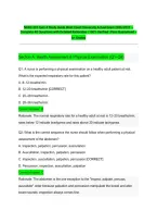 NURS 201 Quiz 4 Study Guide West Coast University Actual Exam 2026&sol;2027 &ndash; Complete 40 Questions with Detailed Rationales &vert; 100&percnt; Verified &vert; Pass Guaranteed &ndash; A&plus; Graded