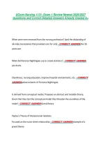 UConn Nursing 1131- Exam 1 Review Newest 2026&sol;2027 &NewLine;Questions and Correct Detailed Answers Already Graded A&plus; 