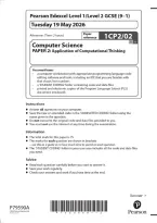 2026 GCSE EDEXCEL Computer Science Paper 2