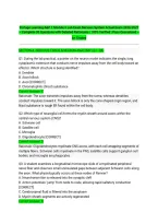 Portage Learning A&P 1 Module 6 Lab Exam Nervous System Actual Exam 2026&sol;2027 &ndash; Complete 30 Questions with Detailed Rationales &vert; 100&percnt; Verified &vert; Pass Guaranteed &ndash; A&plus; Graded