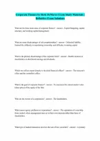 For Corporate Finance By Jonathan Berk Peter DeMarzo Exam with correct Answers