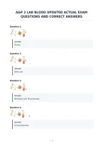A&P 2 Lab Blood Updated Actual Exam&NewLine;Questions And Correct Answers