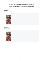 A&P 2 Lab Midterm Updated Actual&NewLine;Questions With Correct Answers