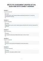 Abcte Ptk Assessment Updated Actual&NewLine;Questions With Correct Answers