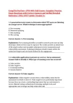 CompTIA PenTest&plus; &lpar;PT0-003&rpar; Full Course  Complete Practice Exam Questions with Correct Answers and Verified Detailed Rationales&vert;  2026&sol;2027 Update &vert; Graded A&plus;