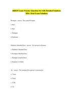 IRRSP Questions with solutions 2026 Questions and Answers 100 Pass