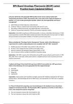 BPS Board Oncology Pharmacist &lpar;BCOP&rpar; Latest Practice Exam &lpar;Updated Edition&rpar;&NewLine;