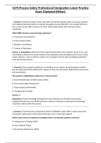 CCPS Process Safety Professional Designation Latest Practice Exam &lpar;Updated Edition&rpar;&NewLine;