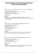 &lpar;BE-ESS-01&rpar; Backbase Test for Backend Developers Latest Practice Exam &lpar;Updated Edition&rpar;&NewLine;