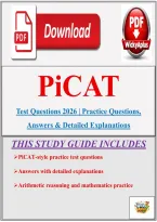 PiCAT Test Questions 2026 &vert; Practice Questions&comma; Answers & Detailed Explanations