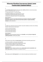 Wisconsin Plumbing &lpar;Journeyman Master&rpar; Latest Practice Exam &lpar;Updated Edition&rpar;&NewLine;