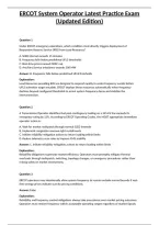 ERCOT System Operator Latest Practice Exam &lpar;Updated Edition&rpar;&NewLine;