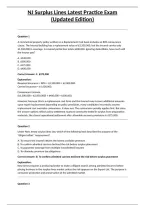 NJ Surplus Lines Latest Practice Exam &lpar;Updated Edition&rpar;&NewLine;