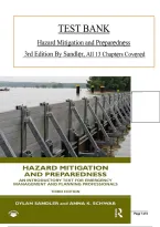 Test Bank for Hazard Mitigation and Preparedness 3rd Edition by Sandler & Schwab &vert; All 13 Chapters &vert; ISBN 9780367635770