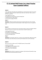 CT J2 Limited Well Pumps Jrny Latest Practice Exam &lpar;Updated Edition&rpar;&NewLine;