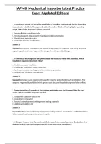 IAPMO Mechanical Inspector Latest Practice Exam &lpar;Updated Edition&rpar;&NewLine;