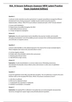 SSA&lowbar;N Secure Software Assessor NEW Latest Practice Exam &lpar;Updated Edition&rpar;&NewLine;