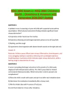 NSG 3600 Exam 2 &vert; NSG 3600 Children&rsquo;s &NewLine;Health &vert; Questions & Answers with &NewLine;Rationales 2026&sol;2027 Update