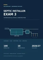 New Hampshire Septic Installer Exam 3 &ndash; 100 Practice Questions & Detailed Answers &vert; System Installation & Construction &vert; NHDES Exam Prep 2026&sol;2027